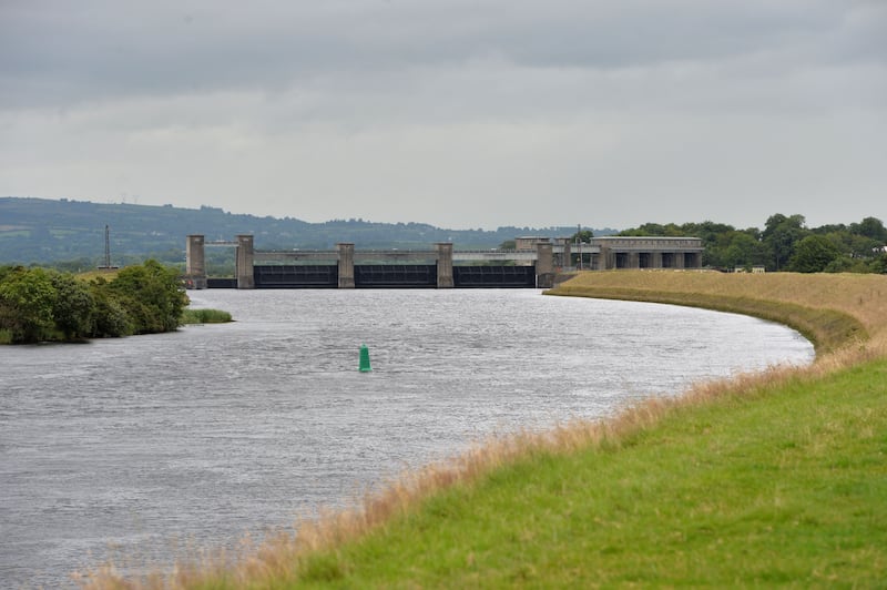 Parteen Weir on Lough Derg. The Shannon-Dublin pipeline project would transport water from the river’s Parteen Basin. Photograph: Alan Betson
