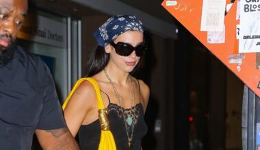Flip-Flops, Who? For Dua Lipa, It’s a Moto Boot Summer