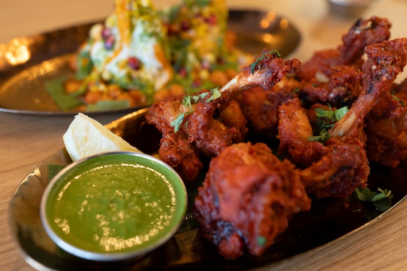 Chicken lollipops at Dosa Dosa restaurant in Rialto, Dublin. Photograph: Chris Maddaloni
