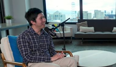 Andrew Dai, co-founder and CEO of Elorian, during a Build Mode podcast interview discussing visual AI, raising a $55 million seed round, and the future of AI.