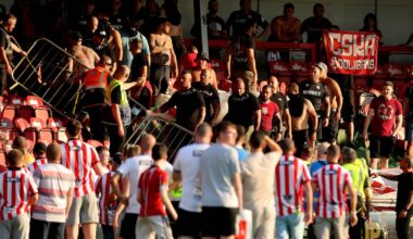 Trouble in the stands causes delay as Derry City sent packing from Europa League qualifiers – The Irish Times