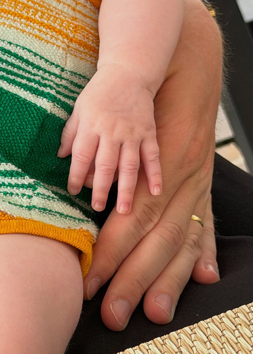 Bonnie Ryan's first holiday with daughter Winnie. Pic: Bonnie Ryan Instagram