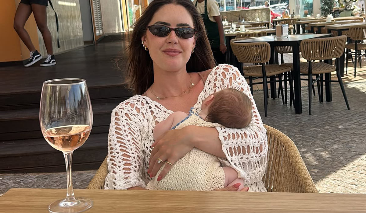 Bonnie Ryan's first holiday with daughter Winnie. Pic: Bonnie Ryan Instagram