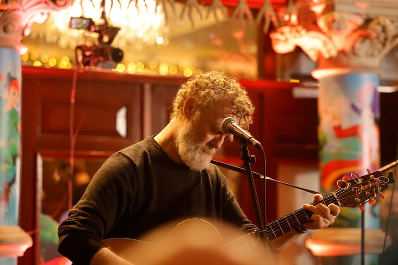 Glen Hansard performs in aid of the Simon Community at Christmas. Photograph: Alan Betson/The Irish Times

