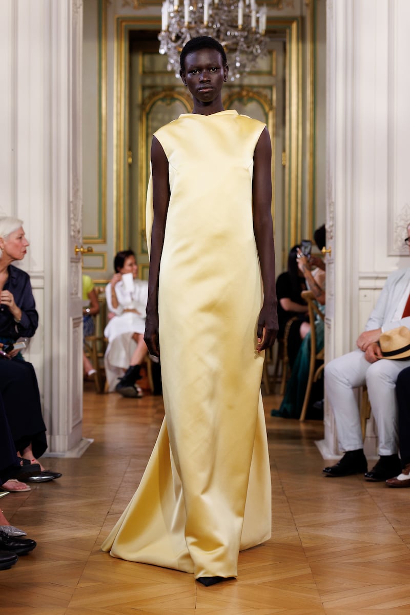 A look by Michael Stewart for his debut collection Standing Ground. Photograph: Ik Aldama