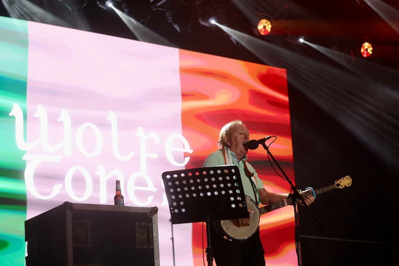 The Wolfe Tones performed at Belfast's Féile an Phobail on Sunday night. Picture by Mal McCann