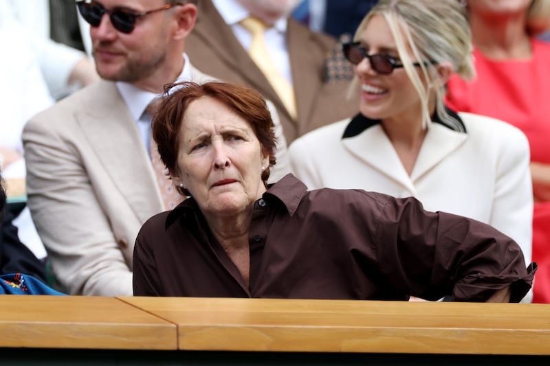 Fiona Shaw at Wimbledon. Photograph: Cameron Spencer/Getty Images