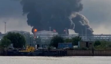 Ukrainian drones hit oil terminal in Russia’s St Petersburg – The Irish Times