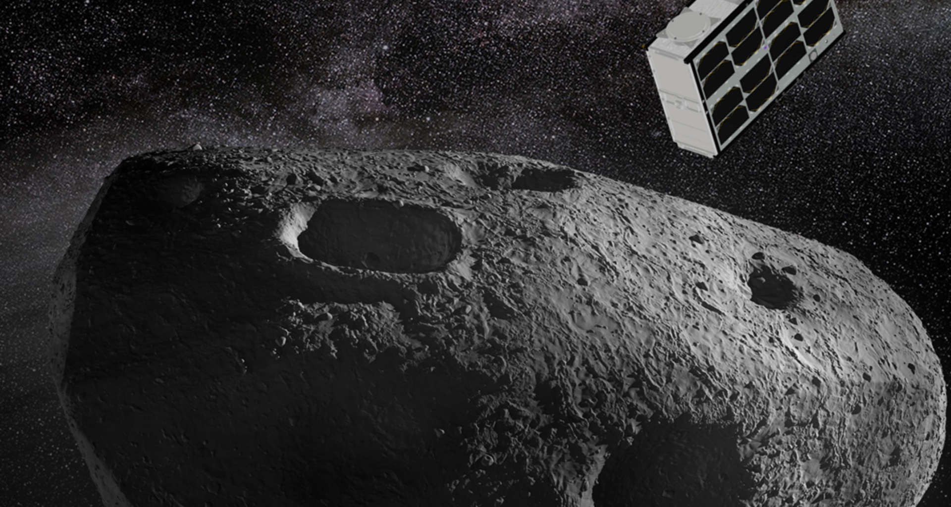Don Quijote CubeSat around Dimorphos asteroid