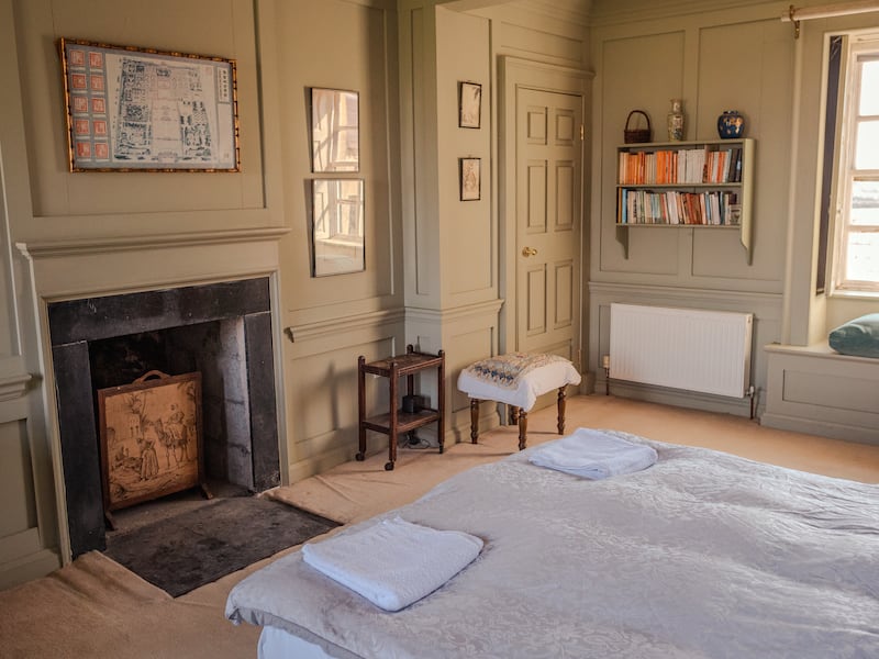 The Grey Room at Ballinderry Park, Kilconnell, Co Galway. Photograph: Sid Marek