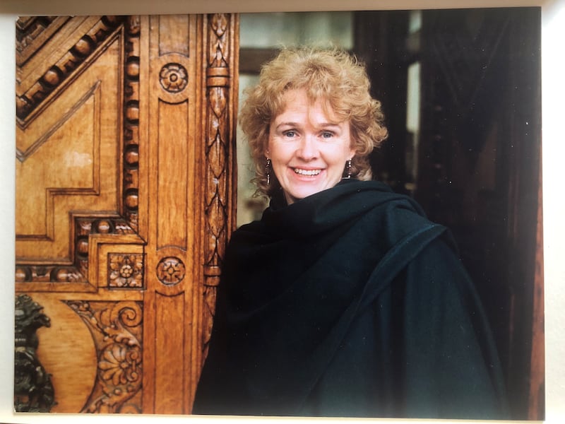 Patricia Donlon pictured at the National Library during her tenure.
