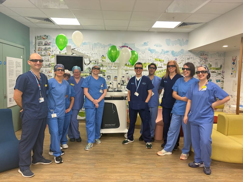 The device has been installed at the Royal Hospital for Children (RHC) in Glasgow