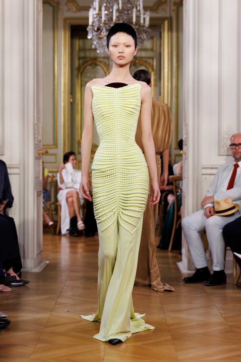 A look by Michael Stewart for his debut collection Standing Ground. Photograph: Ik Aldama