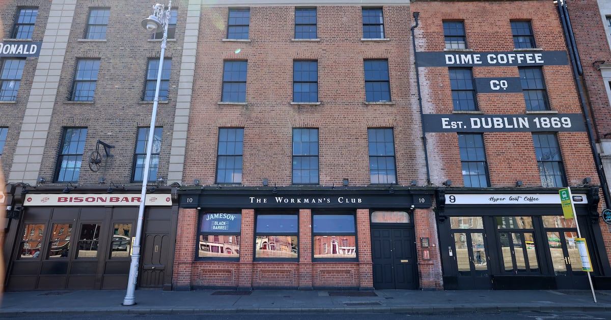 Company linked to Paddy McKillen jnr discloses ownership of properties around Workman’s Club – The Irish Times