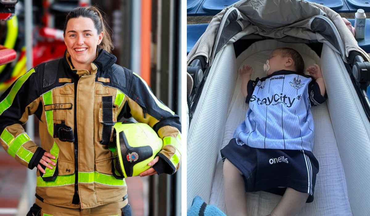 Dublin's Lyndsey Davey says 10 years of nights as a firefighter prepared her for motherhood