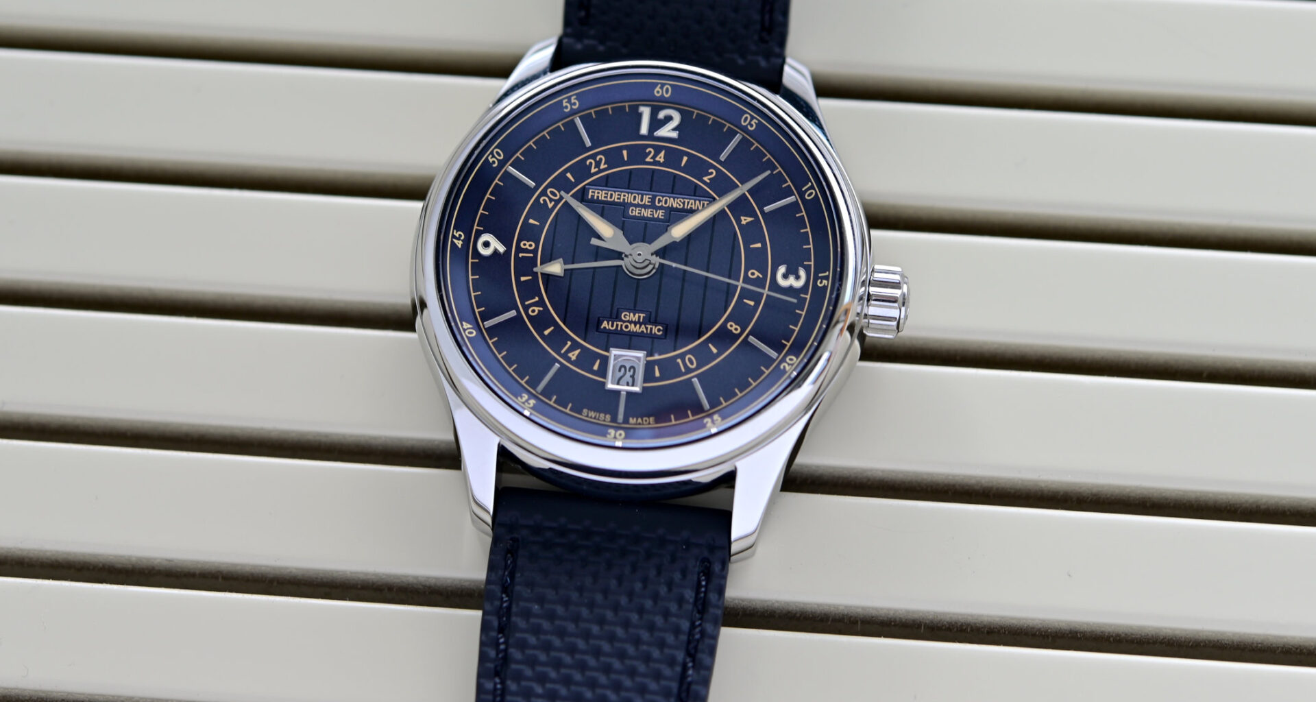 First Look: The New Frederique Constant Classics Runabout Automatic GMT