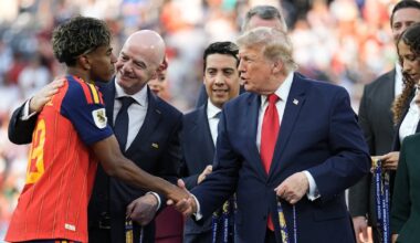 Trump and Infantino booed before US president attempts to crash Spain celebrations – The Irish Times