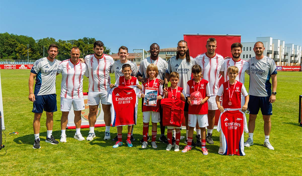 Calling all young football fans! Arsenal soccer camp is coming to Ireland