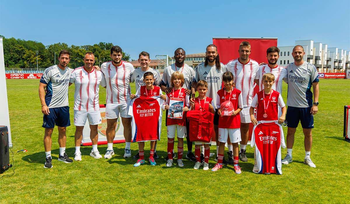 Arsenal Football Camps Ireland. Pic: Supplied