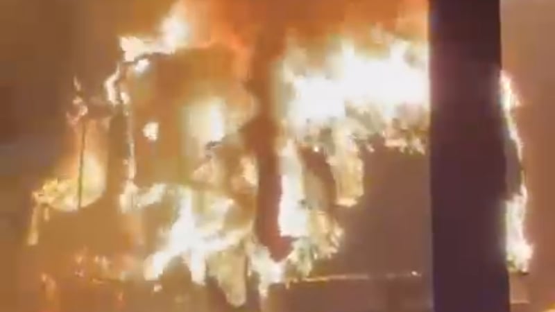 Ice cream van destroyed in suspected arson attack in Co Tyrone 