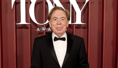 Andrew Lloyd Webber attends the 78th annual Tony Awards.