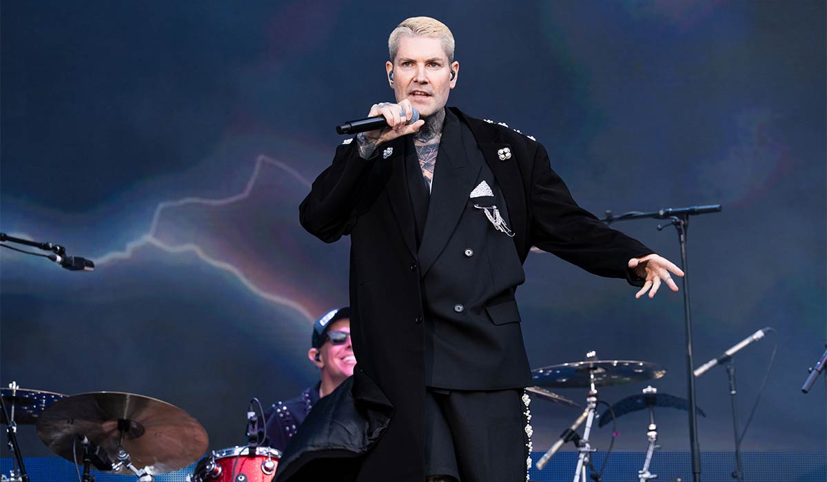 Shane Lynch of Boyzone perform during Two For The Road: Live At Emirates Stadium at Emirates Stadium. Pic: Getty Images