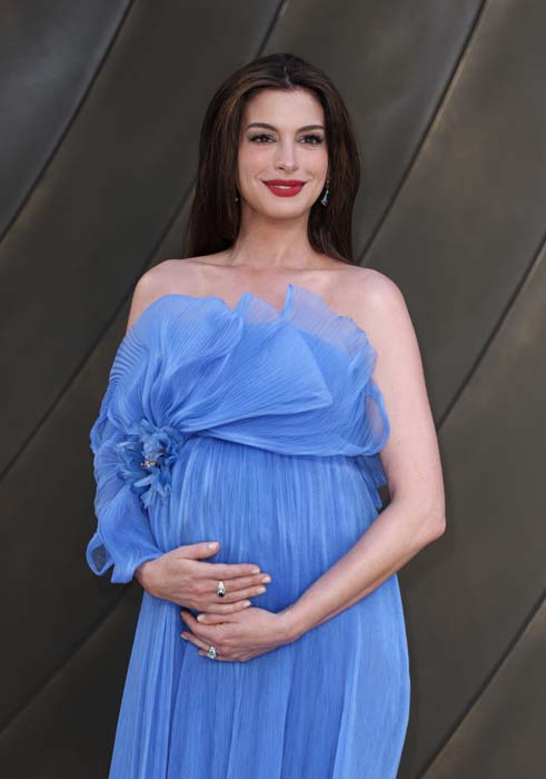 Anne Hathaway attends the world premiere of "The Odyssey" at Odeon Luxe Leicester Square. Pic: WireImage