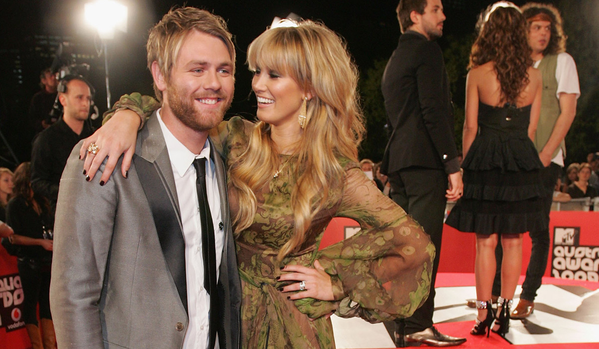 SYDNEY, AUSTRALIA - MARCH 27:  Brian McFadden and Delta Goodrem arrive at the Vodafone MTV Australia Awards 2009 at the Sydney Convention and Exhibition Centre, Darling Harbour on March 27, 2009 in Sydney, Australia.  (Photo by Lisa Maree Williams/Getty Images)