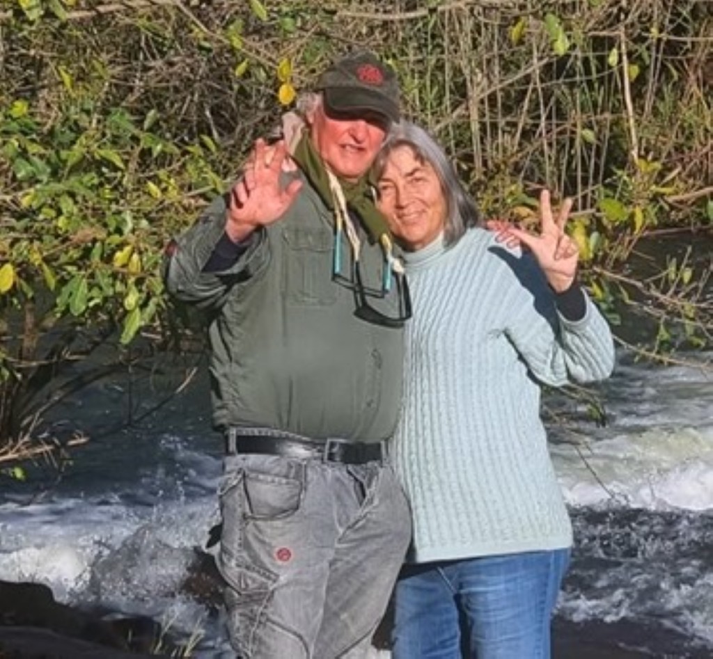 Gillian van Houten and John Varty