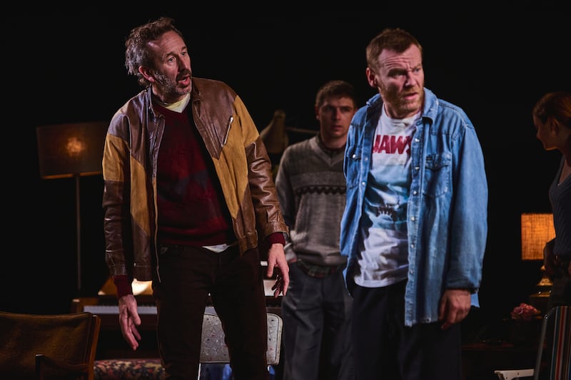 The Brightening Air: Chris O'Dowd, Peter Corboy and Brian Gleeson. Photograph: Patricio Cassinoni