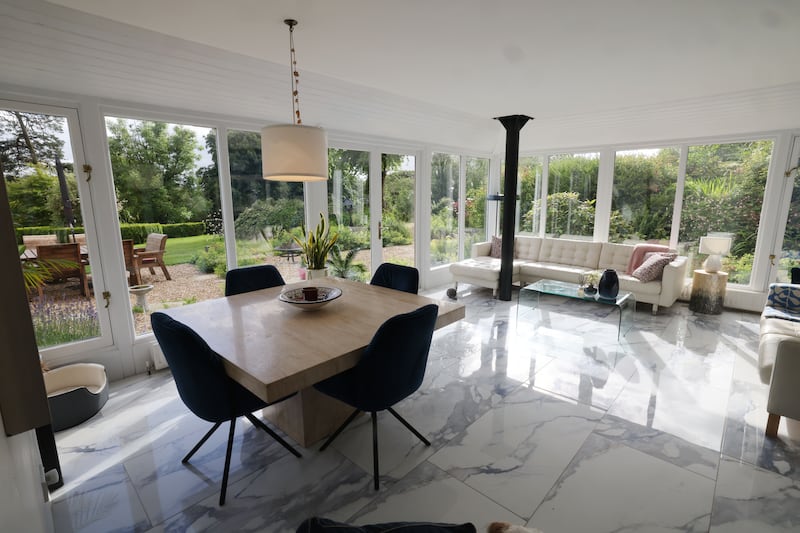 Dining and living area