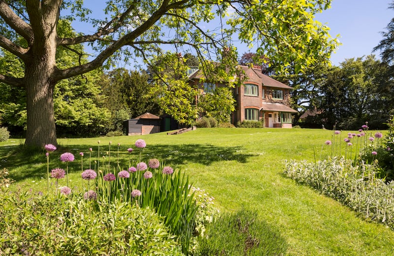 The rear garden and house at Shaw's Corner, Hertfordshire. Photograph: James Dobson/National Trust