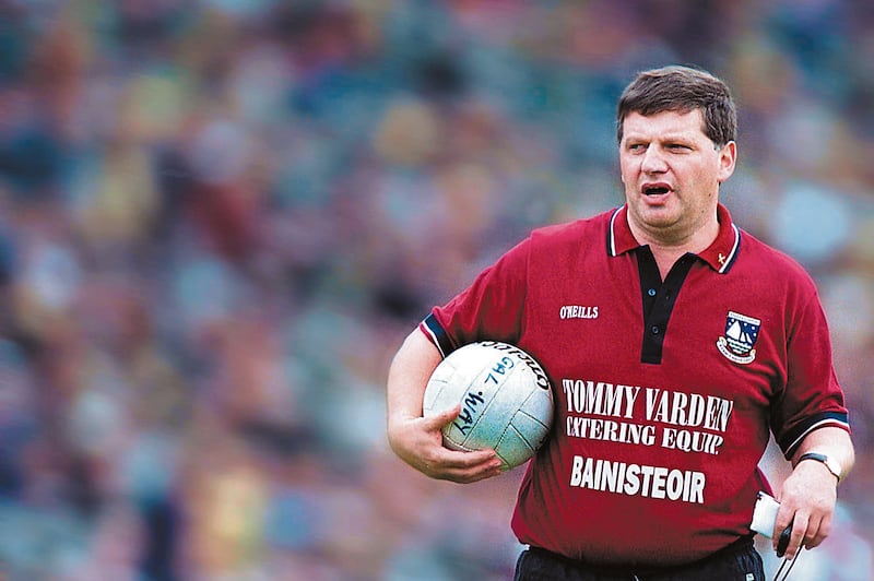 The late John O'Mahony, the last man to take Galway to an All-Ireland title in both 1998 and 2001. Picture by Ann McManus