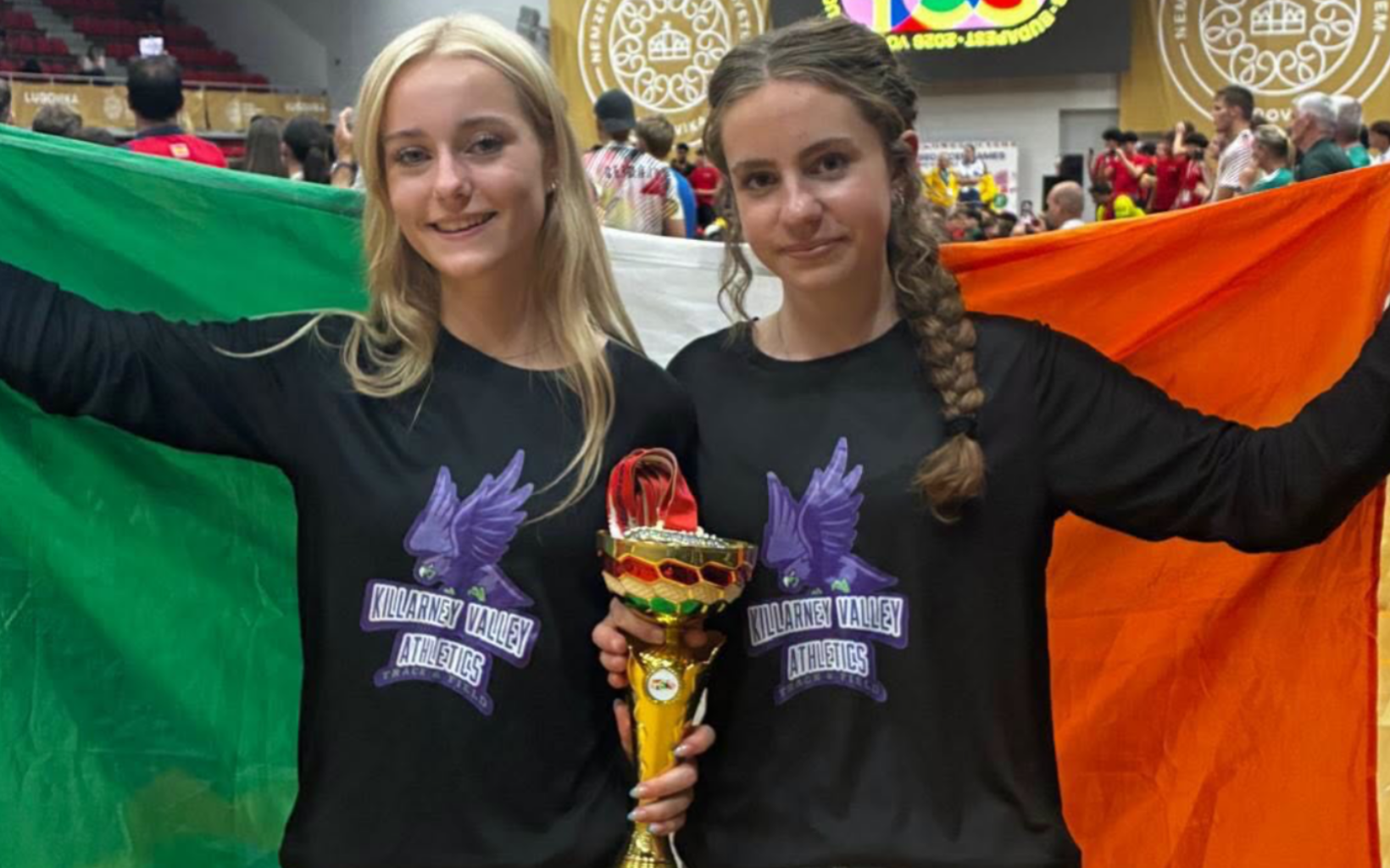 Killarney Valley AC duo star for Team Ireland in Budapest