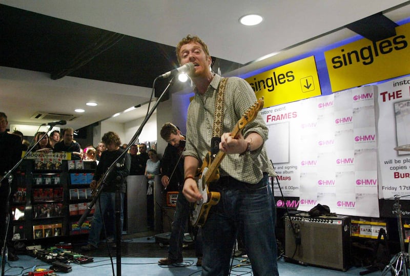 Glen Hansard with The Frames in 2004. Photograph: Garrett White/Collins
