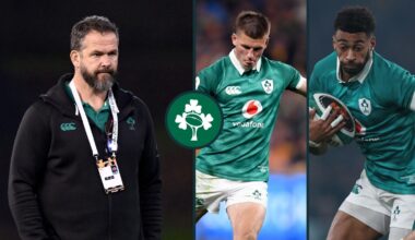 Predicted Ireland team v All Blacks: Farrell primed for changes