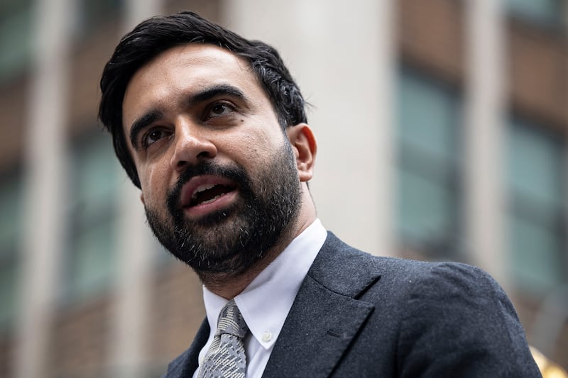 New York mayor Zohran Mamdani holds a 60 per cent 'favourable opinion' among Democrats and those leaning towards the party. Photograph: Dave Sanders/The New York Times
                      
