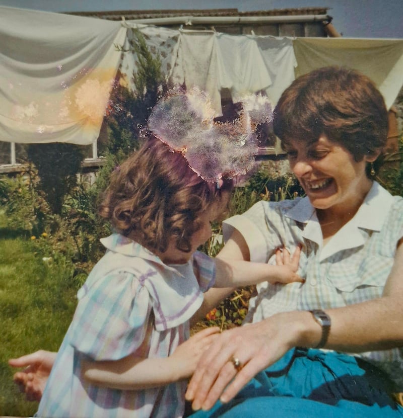 Laura Beattie with her mother