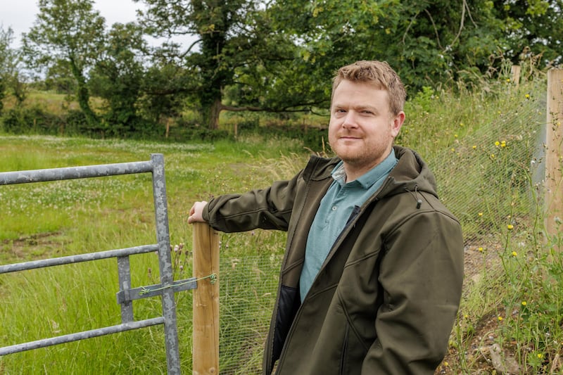 Christopher Nicholson (29), a pharmacy manager, is trying to build a house on land given to him by his grandmother in Ballincar, Co Sligo. Photograph: James Connolly

