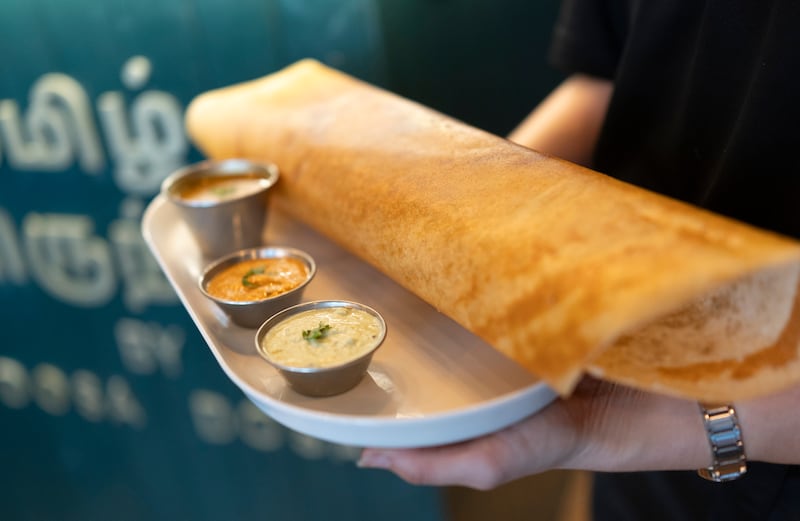 The dosa at Dosa Dosa restaurant in Rialto, Dublin 8. Photograph: Chris Maddaloni