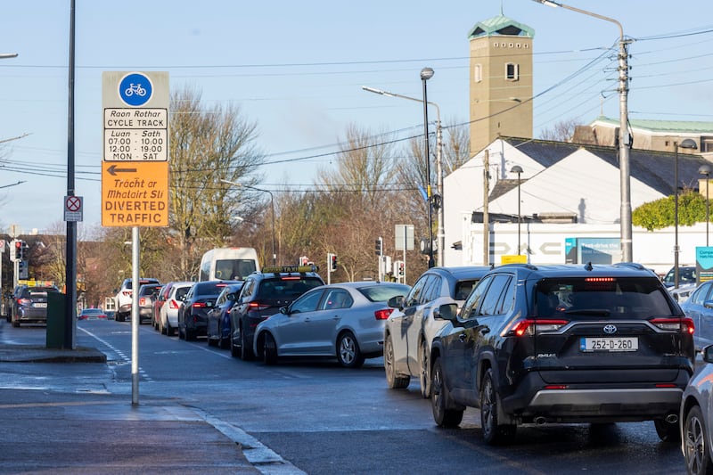Traffic on the Howth Road in Raheny.
Photograph: Tom Honan for The Irish Times