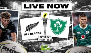 LIVE: New Zealand v Ireland - Nations Championship - ireland