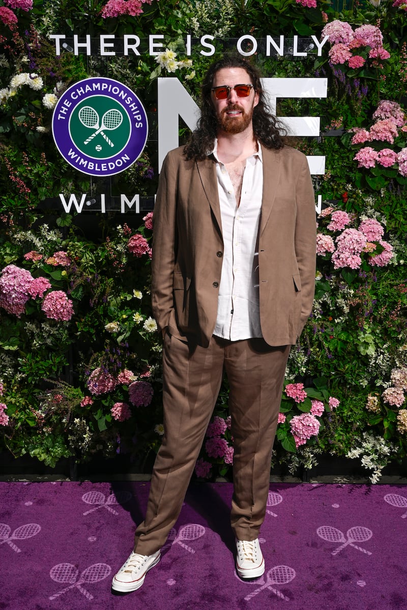 Hozier at Wimbledon. Photograph: Stuart C Wilson/Getty Images for AELTC, Wimbledon