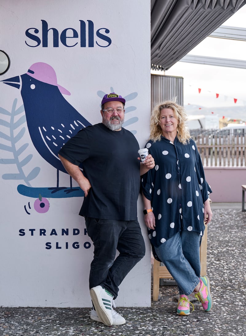 Jane Chambers and Myles Lamberth of Shells Cafe, Strandhill