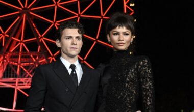 Zendaya and Tom Holland at the "Spider-Man: Brand New Day" event in Mexico City.