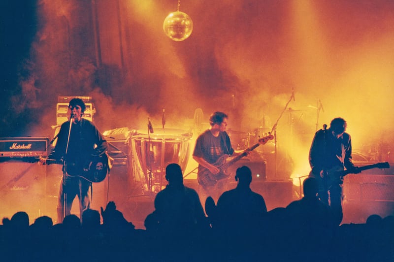 Super Furry Animals in concert. Photograph: A Jeffreys/Mirrorpix via Getty