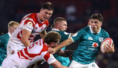 Ireland v New Zealand: Jimmy O’Brien to start over Jamie Osborne as Farrell names team – The Irish Times