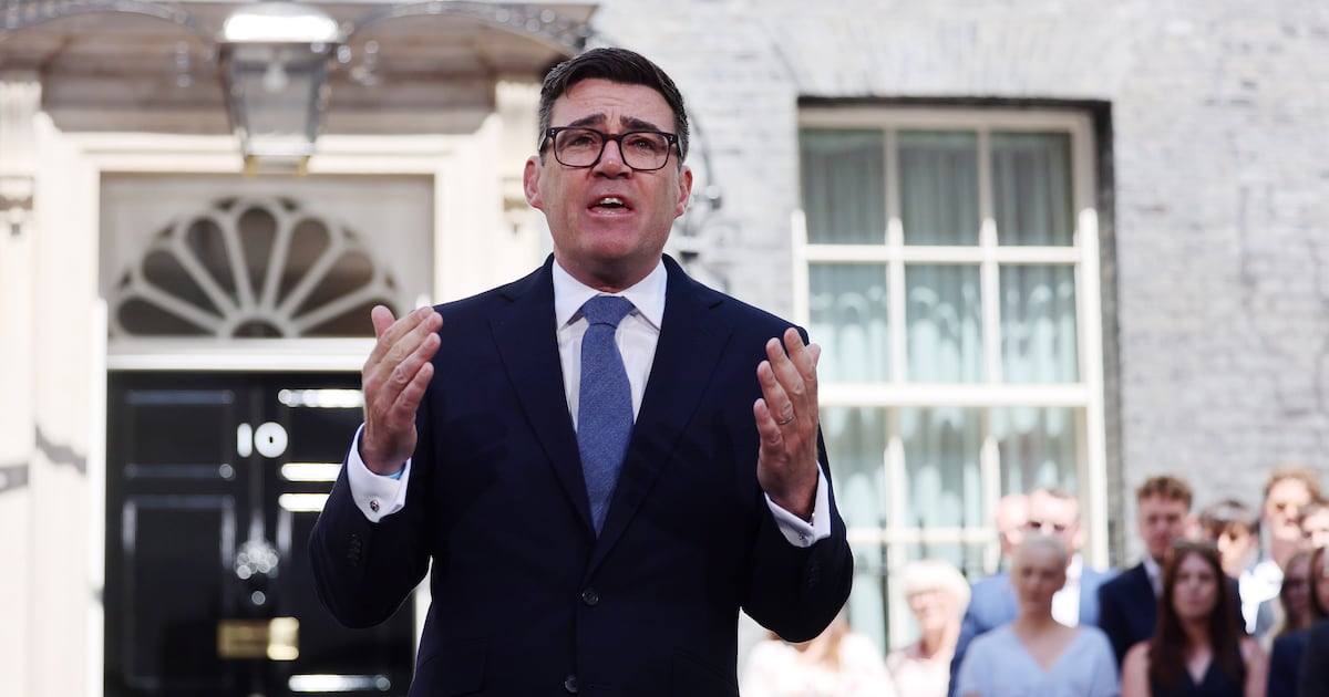 Andy Burnham wastes no time in purging his government of Starmer allies – The Irish Times