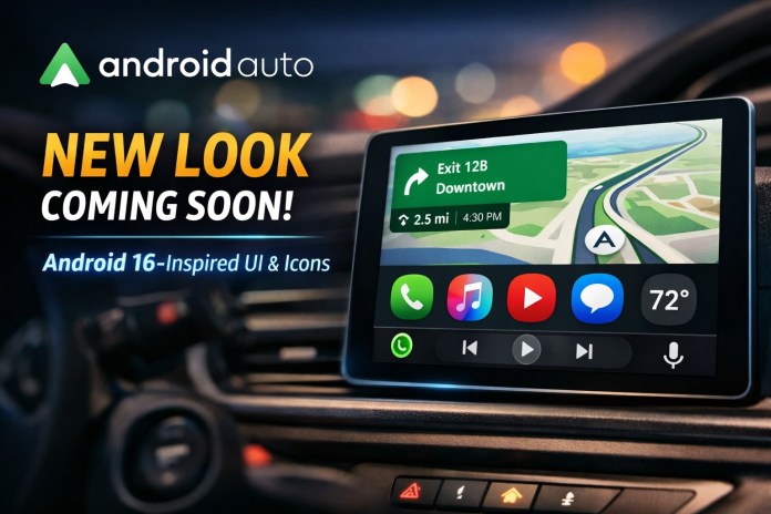 New Android Auto interface preview
