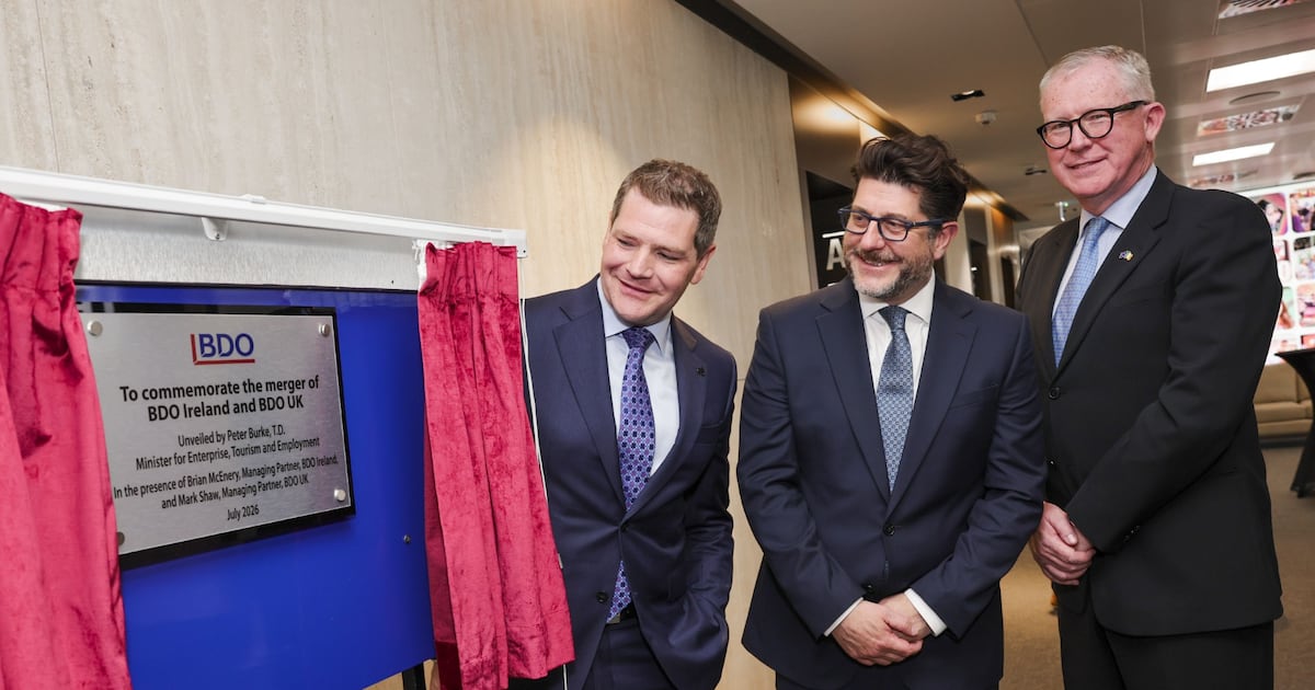 BDO UK & Ireland plan to double Irish staff to more than 1,100 over five years – The Irish Times